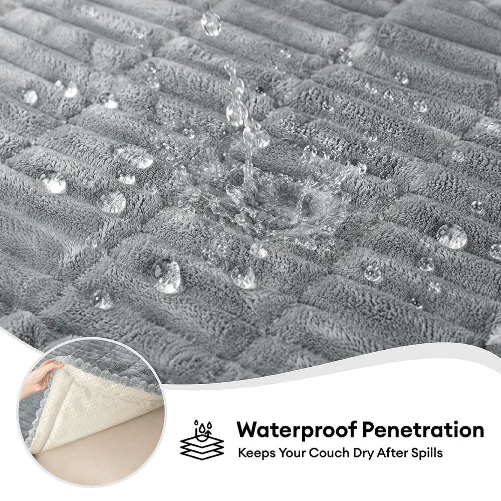 Waterproof Lazy Soft Flannel Breathable Pet Mat Non-slip Sectional Couch Cover