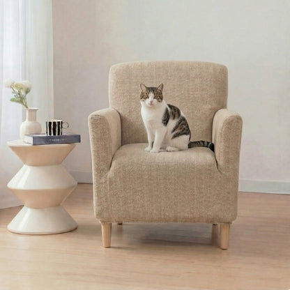 Herringbone Full Coverage Comfortable Scratch-Resistant Sofa Protection Magic Armchair Cover