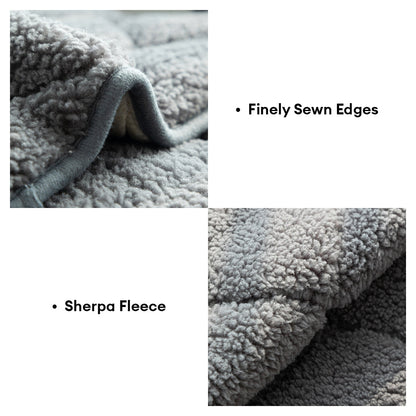 Pet-Friendly Thickened Soft Sherpa Fleece Non-Slip Sofa Protector Couch Cover