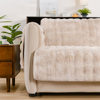 Water-resistant Fluffy Soft Furniture Protector Recliner Chair Covers Couch Covers