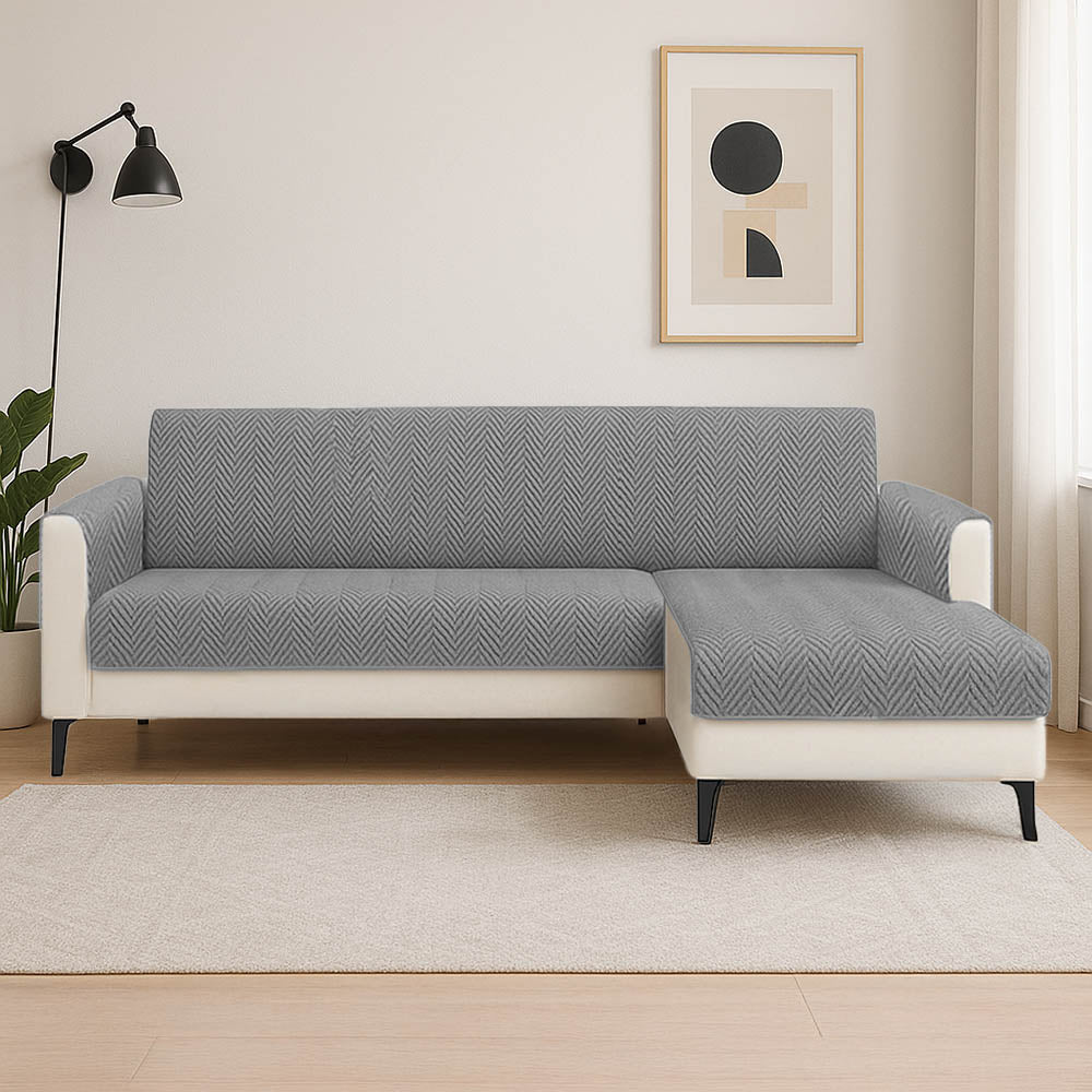 Waterproof Non-Slip Furniture Protector One-Piece Pet Sectional Couch Cover-Slipsafe