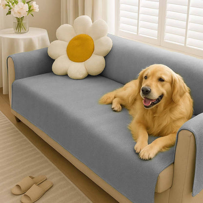 Waterproof Non-Slip Furniture Protector One-Piece Pet Sectional Couch Cover-Slipsafe