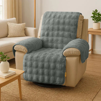 Water-resistant Fluffy Soft Furniture Protector Sectional Couch Cover-EverDry