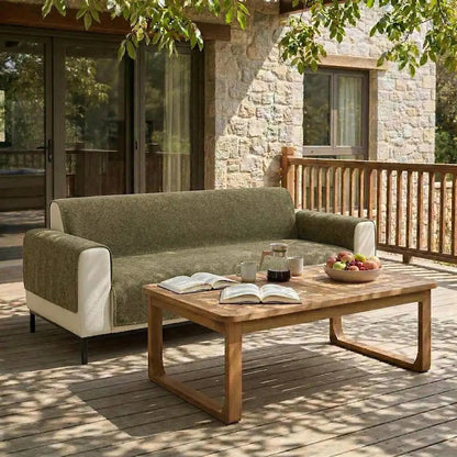 One-Piece Chenille Scratch-Resistant Durable Water-Repellent Non-Slip Couch Cover