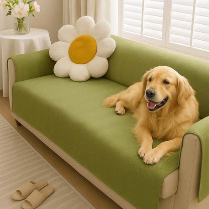 Waterproof Non-Slip Furniture Protector One-Piece Pet Sectional Couch Cover-Slipsafe