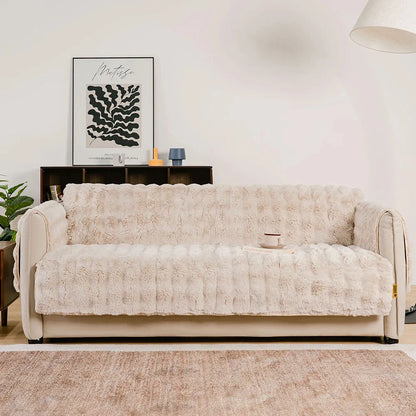 Water-resistant Fluffy Soft Furniture Protector Sectional Couch Cover-EverDry