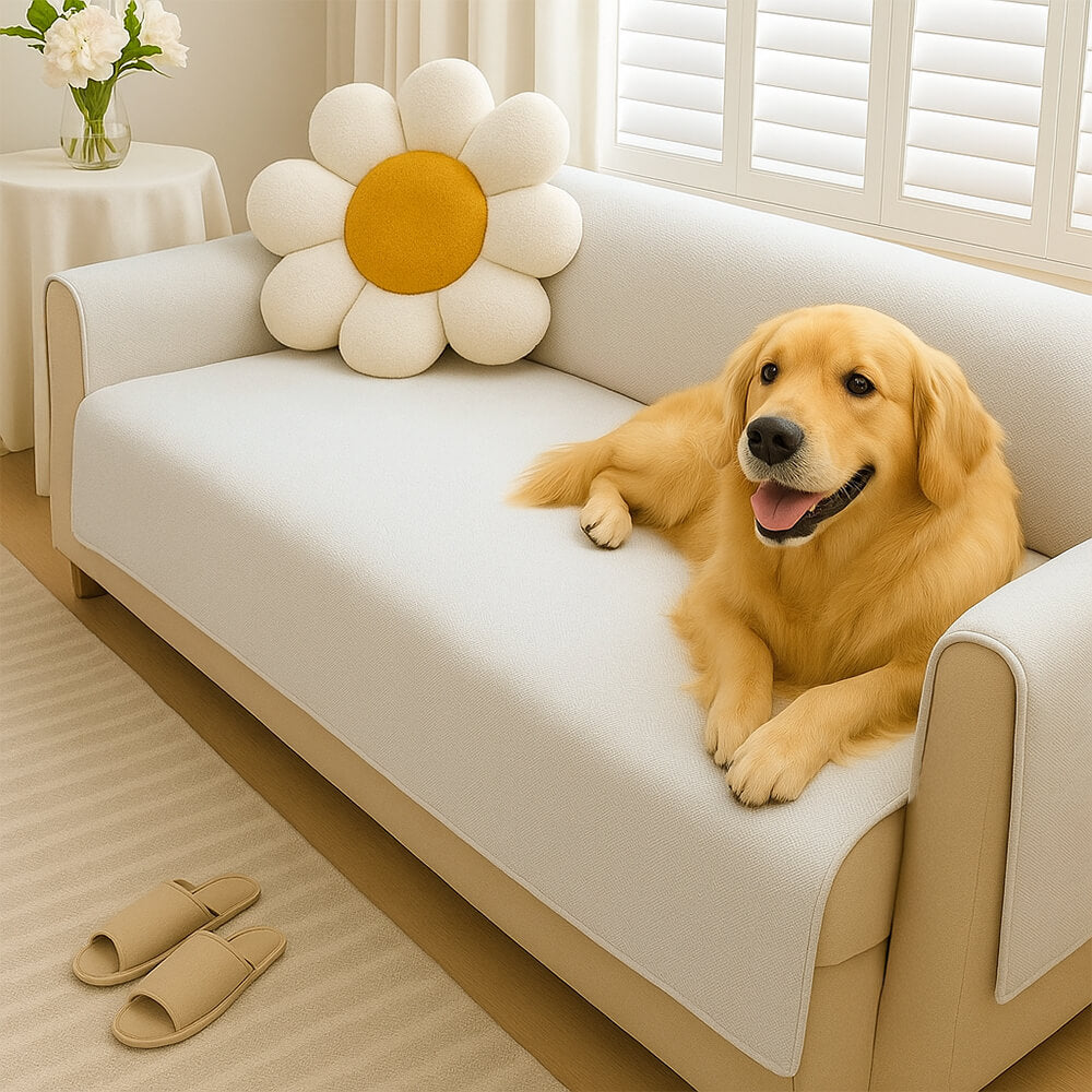 Waterproof Non-Slip Furniture Protector One-Piece Pet Sectional Couch Cover-Slipsafe