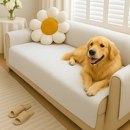Waterproof Non-Slip Furniture Protector One-Piece Pet Sectional Couch Cover-Slipsafe