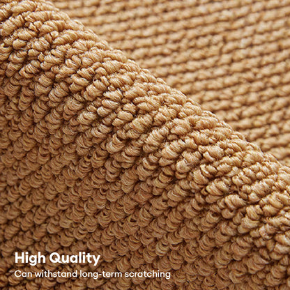 Adjustable Faux Sisal Scratch-Resistant Sofa Armrest Protector Cover for Cats