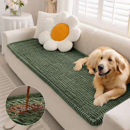 Waterproof Lazy Soft Flannel Breathable Pet Mat Non-slip Couch Cover