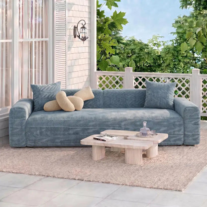 Herringbone Full Coverage Scratch-Resistant Sofa Protection Magic Stretch Couch Cover