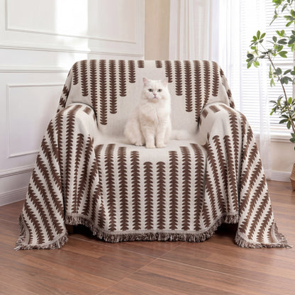 All-seasons Chenille Fabric Double-sided Anti-scratch Home Decoration Armchair Cover