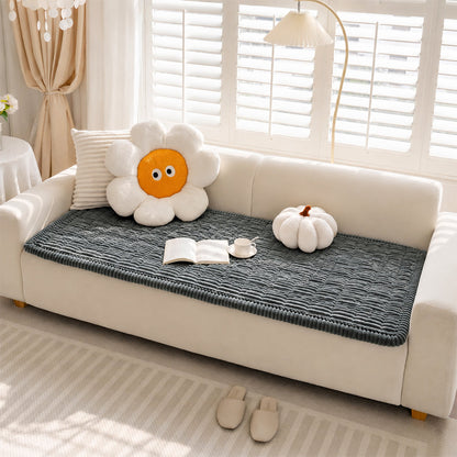 Waterproof Lazy Soft Flannel Breathable Pet Mat Non-slip Couch Cover