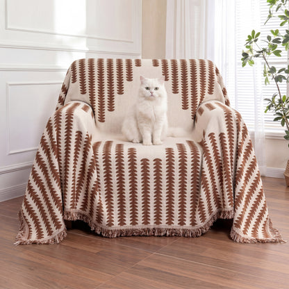 All-seasons Chenille Fabric Double-sided Anti-scratch Home Decoration Armchair Cover