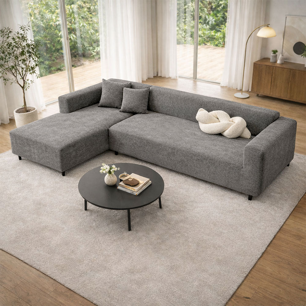 Herringbone Full Coverage Scratch-Resistant Sofa Protection Magic Stretch  Sectional Couch Cover