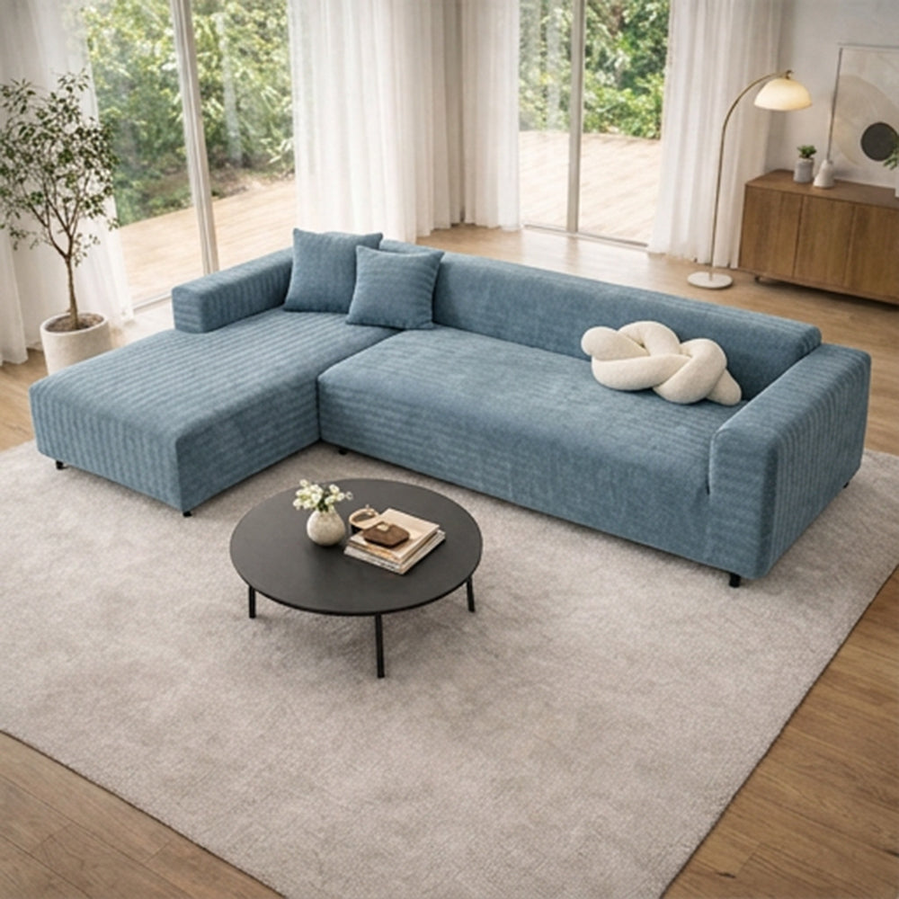 Herringbone Full Coverage Scratch-Resistant Sofa Protection Magic Stretch  Sectional Couch Cover