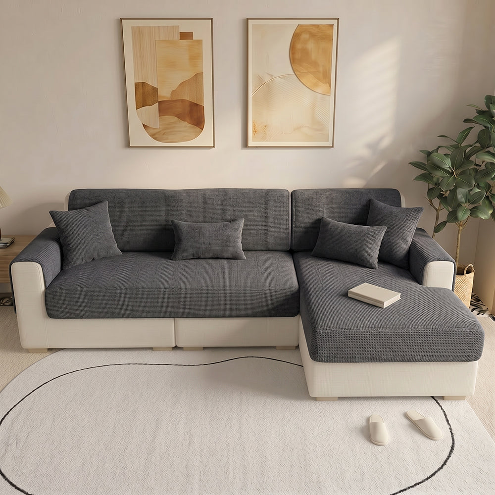 One-Piece Chenille Scratch-Resistant Durable Water-Repellent Non-Slip Couch Cover