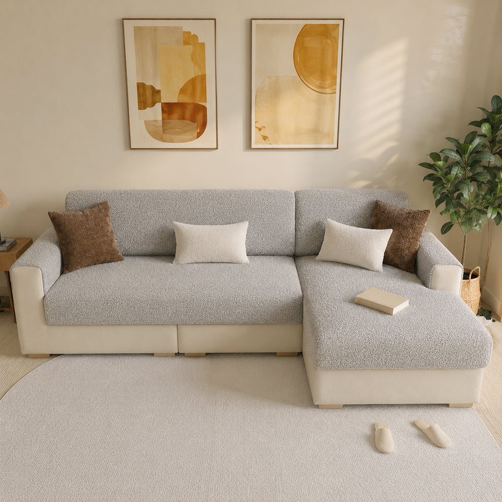 All-Season Breathable Chenille Scratch-Resistant Sofa Protection Sectional Couch Cover