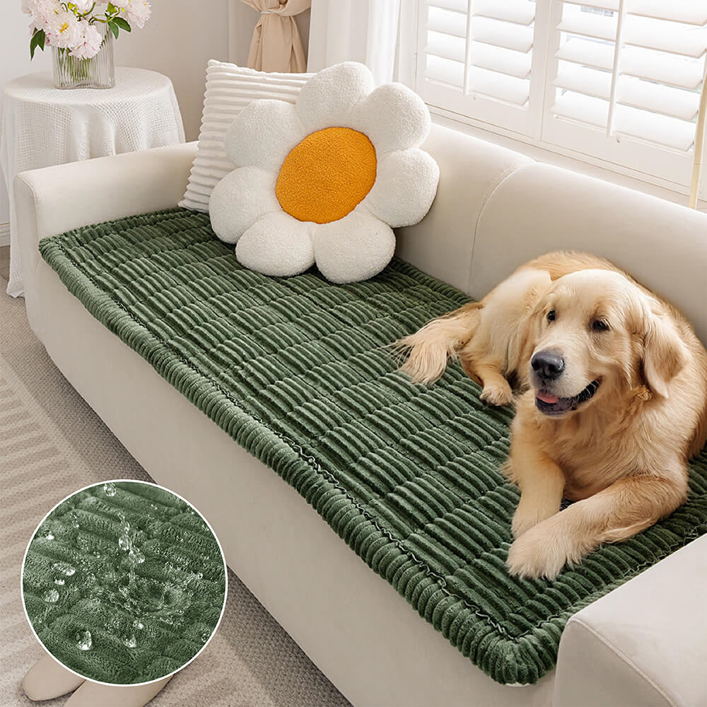 Waterproof Lazy Soft Flannel Breathable Pet Mat Non-slip Couch Cover
