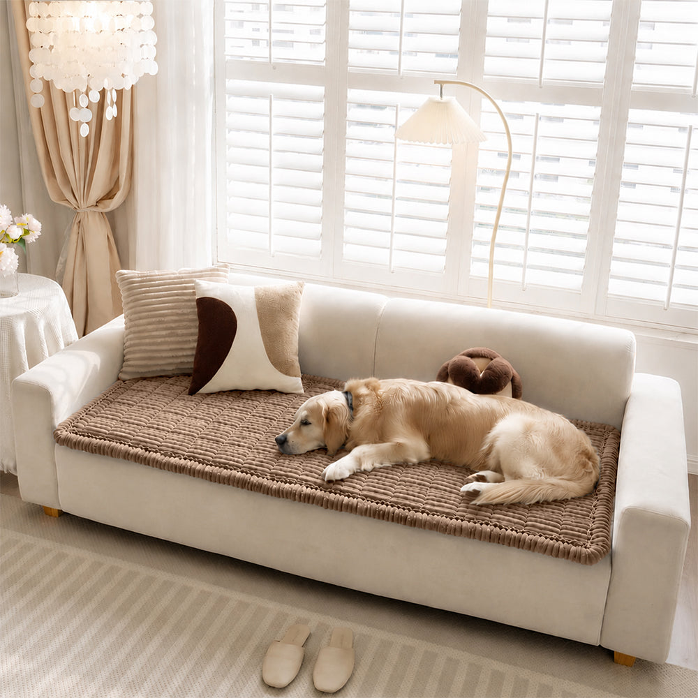 Waterproof Lazy Soft Flannel Breathable Pet Mat Non-slip Couch Cover