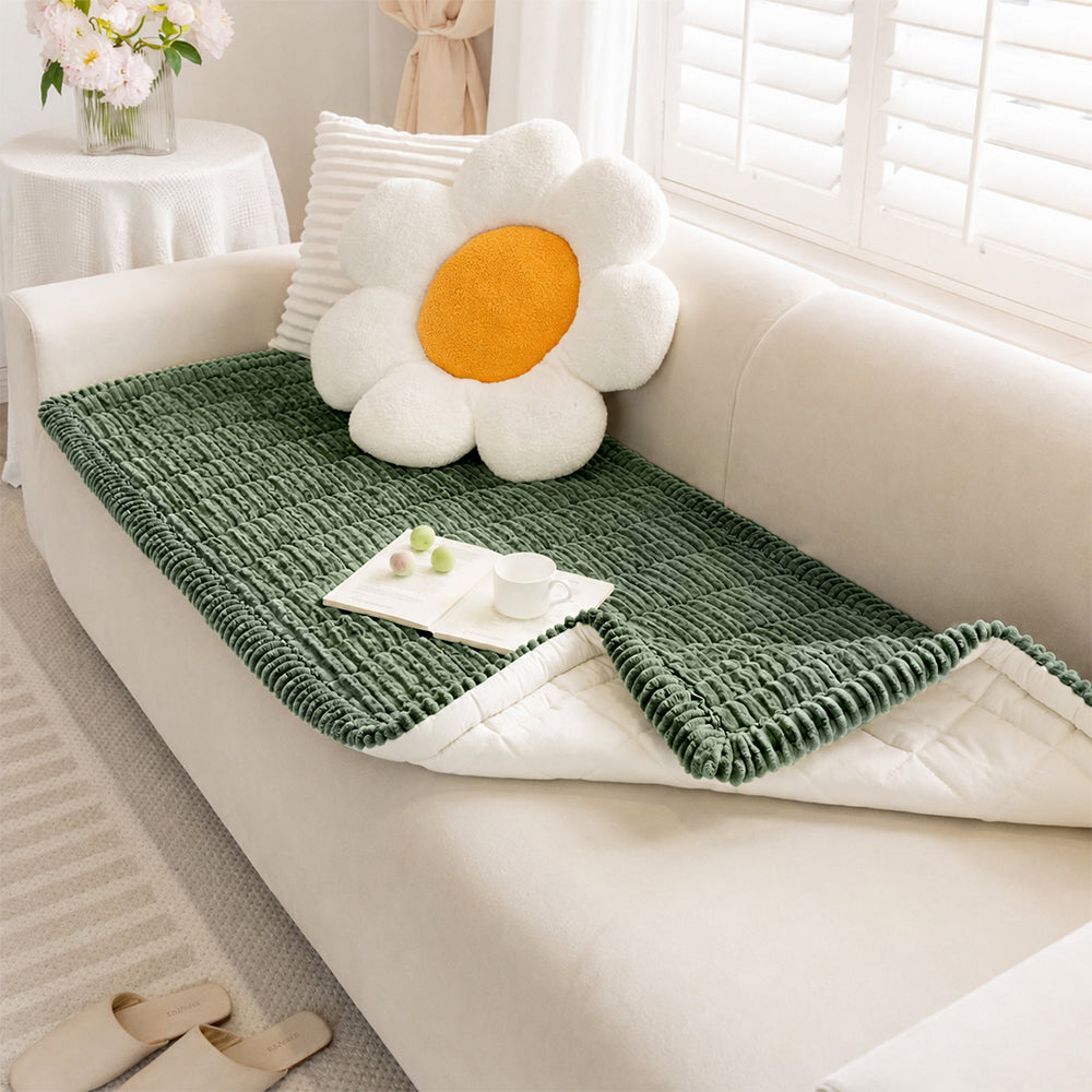 Waterproof Lazy Soft Flannel Breathable Pet Mat Non-slip Couch Cover