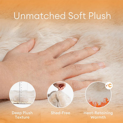 Water-resistant Fluffy Soft Furniture Protector Sectional Couch Cover-EverDry