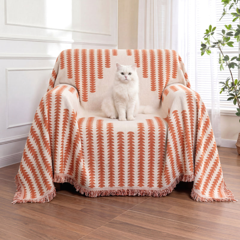 All-seasons Chenille Fabric Double-sided Anti-scratch Home Decoration Armchair Cover