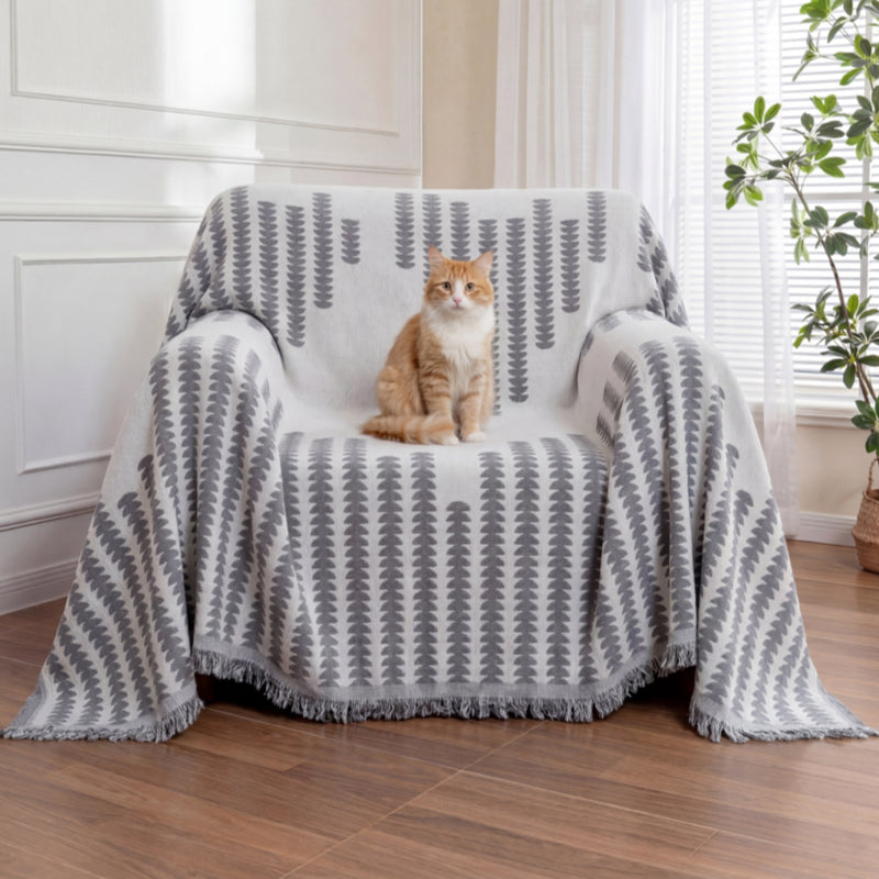 All-seasons Chenille Fabric Double-sided Anti-scratch Home Decoration Armchair Cover