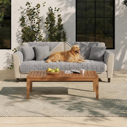 Waterproof Cozy Flannel Sofa Protection Non-Slip Couch Cover
