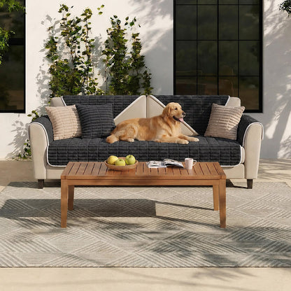 Waterproof Cozy Flannel Sofa Protection Non-Slip Couch Cover