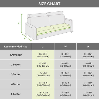 Herringbone Full Coverage Scratch-Resistant Sofa Protection Magic Stretch Couch Cover