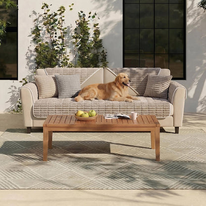 Waterproof Cozy Flannel Sofa Protection Non-Slip Couch Cover