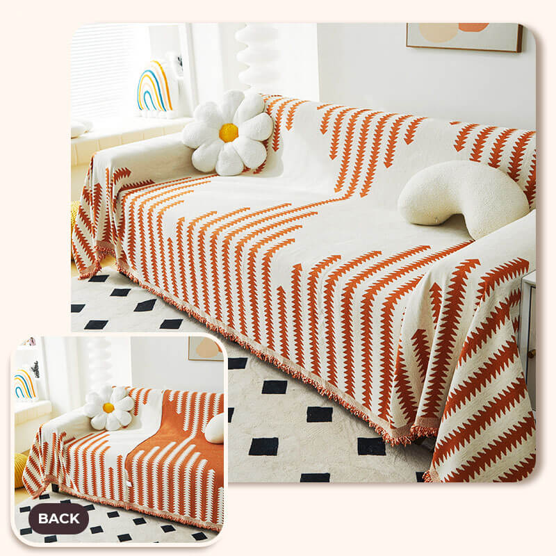 All-seasons Chenille Fabric Double-sided Anti-scratch Home Decoration Armchair Cover