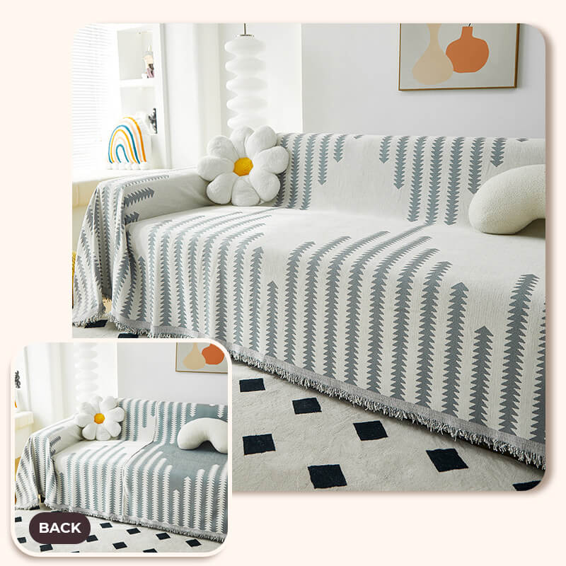 All-seasons Chenille Fabric Double-sided Anti-scratch Home Decoration Armchair Cover