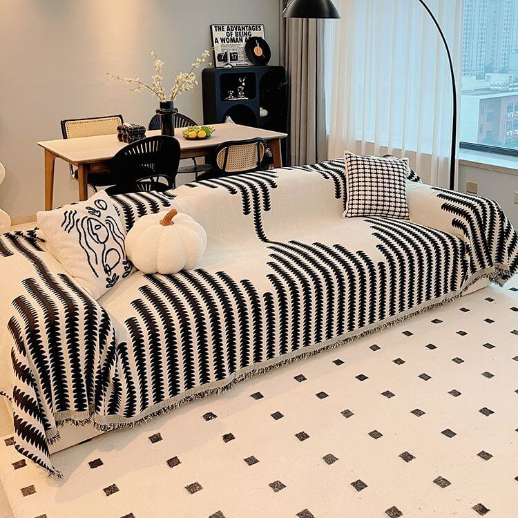 All-seasons Chenille Fabric Double-sided Anti-scratch Home Decoration Armchair Cover