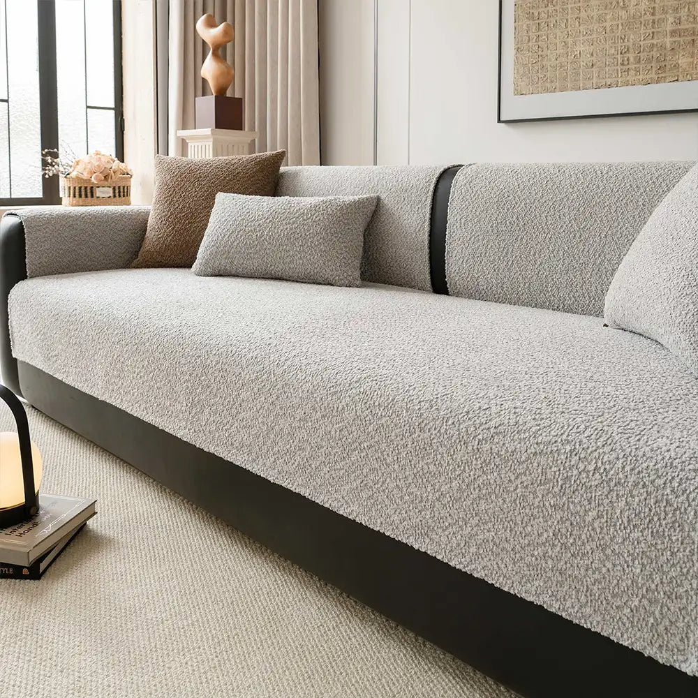 All-Season Breathable Chenille Scratch-Resistant Sofa Protection Sectional Couch Cover