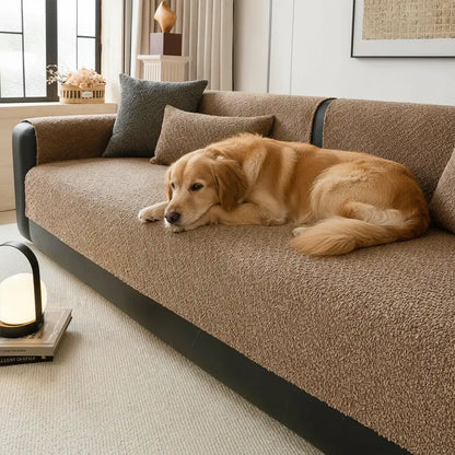 All-Season Breathable Chenille Scratch-Resistant Sofa Protection Sectional Couch Cover