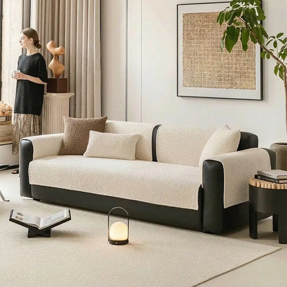 All-Season Breathable Chenille Scratch-Resistant Sofa Protection Sectional Couch Cover