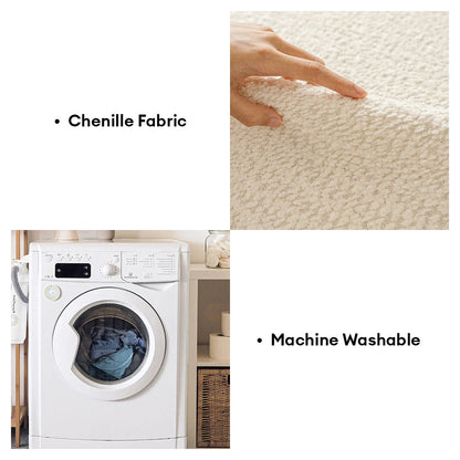 All-Season Breathable Chenille Scratch-Resistant Sofa Protection Sectional Couch Cover