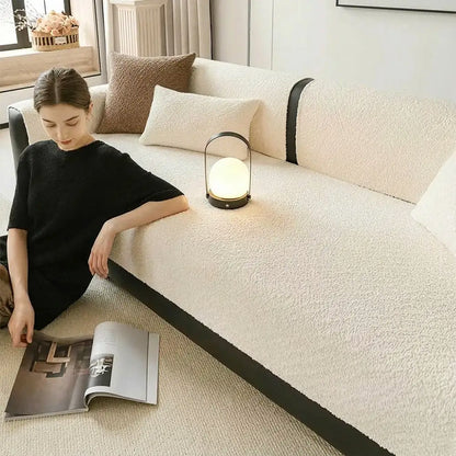 All-Season Breathable Chenille Scratch-Resistant Sofa Protection Sectional Couch Cover