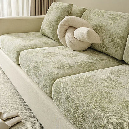 Elastic Chenille All-Season Anti-Scratch Full-Coverage Stretch Sectional Couch Cover