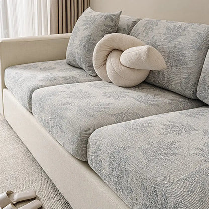 Elastic Chenille All-Season Anti-Scratch Full-Coverage Stretch Sectional Couch Cover