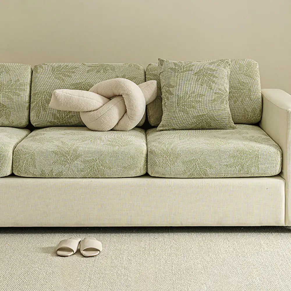 Elastic Chenille All-Season Anti-Scratch Full-Coverage Stretch Sectional Couch Cover