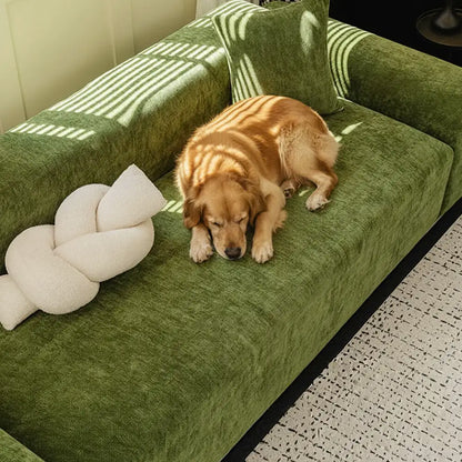 Herringbone Full Coverage Comfortable Scratch-Resistant Sofa Protection Magic Armchair Cover