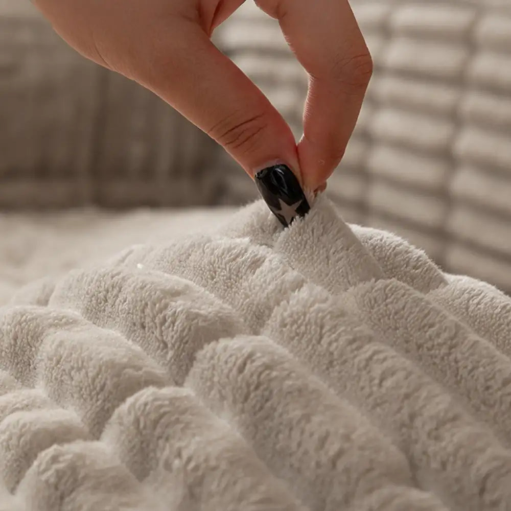 Waterproof Cozy Flannel Sofa Protection Non-Slip Couch Cover
