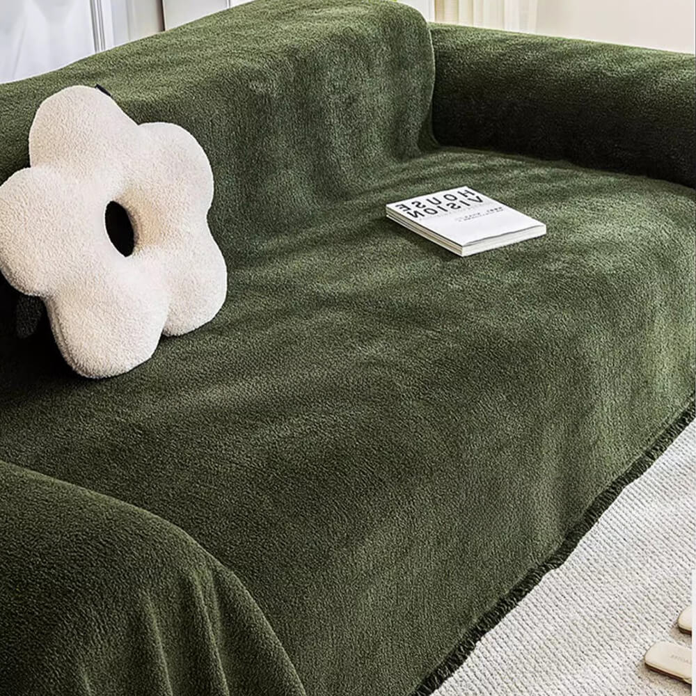 Soft Plush Water-resistant Multi-Purpose Furniture Protection Armchair Cover