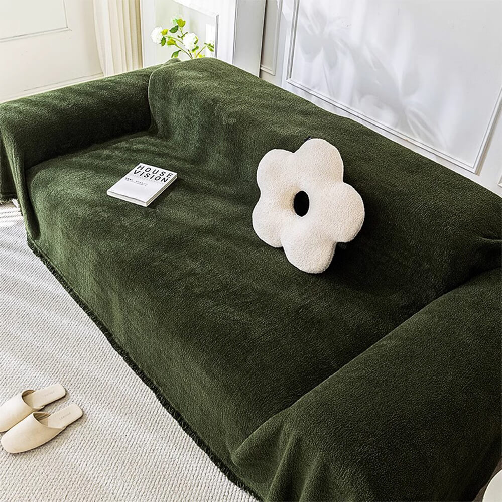 Soft Plush Water-resistant Multi-Purpose Furniture Protection Armchair Cover