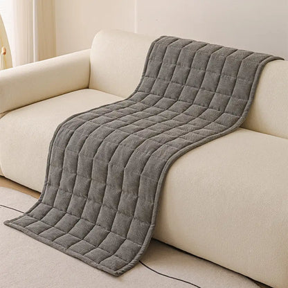Herringbone Chenille Elegant Breathable Sofa Decoration One-Piece Non-slip Couch Cover