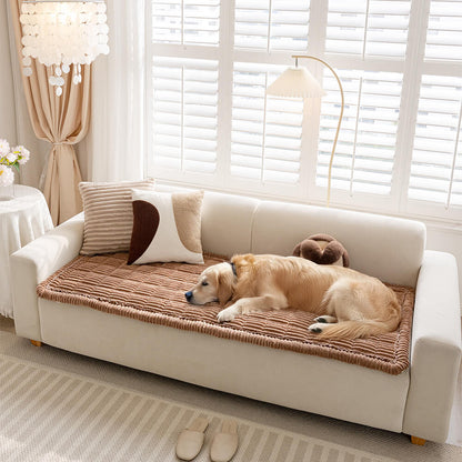 Waterproof Lazy Soft Flannel Breathable Pet Mat Non-slip Sectional Couch Cover