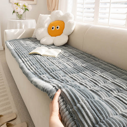 Waterproof Lazy Soft Flannel Breathable Pet Mat Non-slip Sectional Couch Cover
